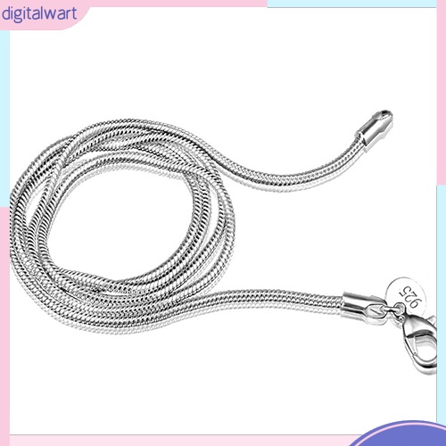 Dây chuyền bằng bạc 925 thiết kế đơn giản có khóa cho nữ