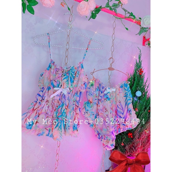 Nhúng hoa 2 dây quần bèo