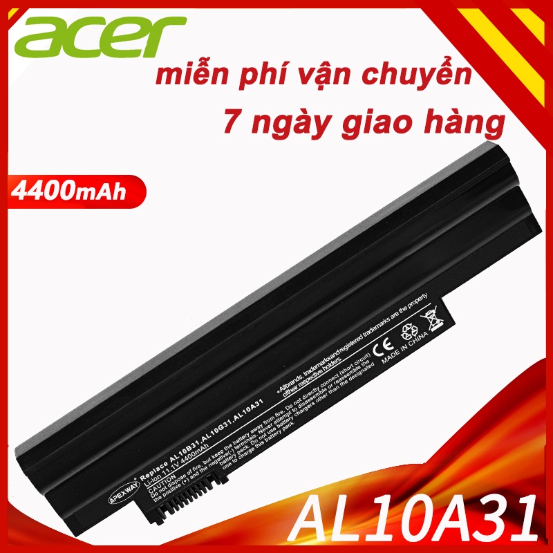 Pin cho Acer Aspire One 522 722 AO522 AOD255 AOD257 AOD260 D255 D257 D260 D270 AL10B31 AL10A31