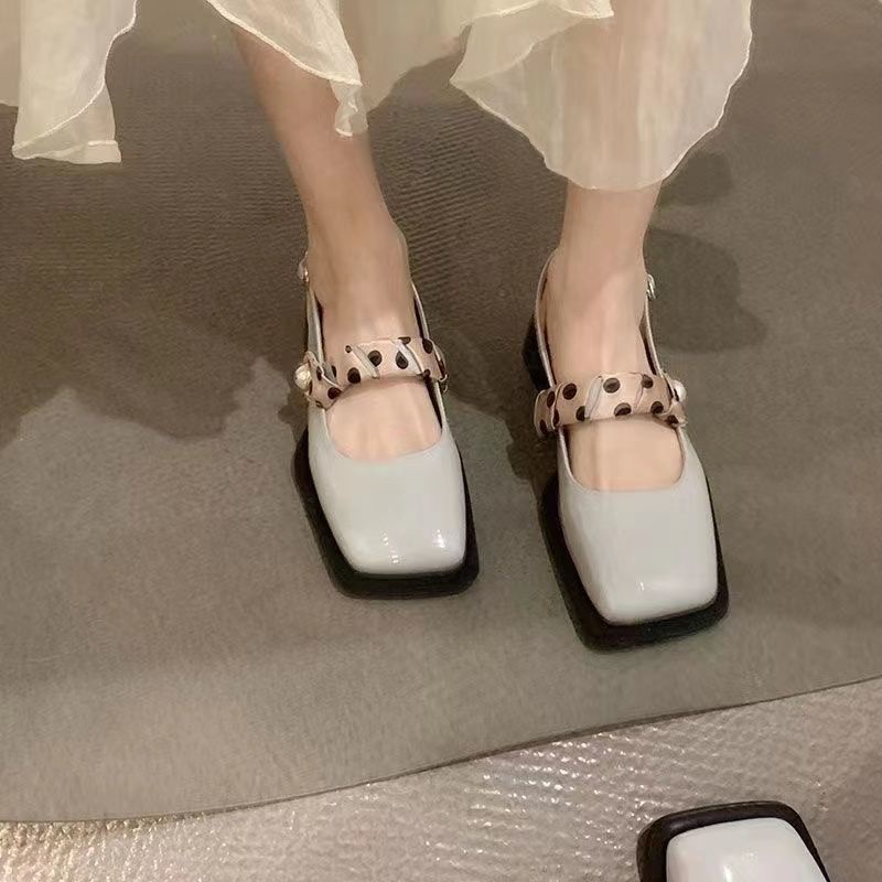 Xăng đan Mũi Vuông Thời Trang Cho Nữ