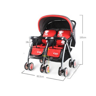 Xe đẩy đôi cho bé BAOBAOHAO - 703