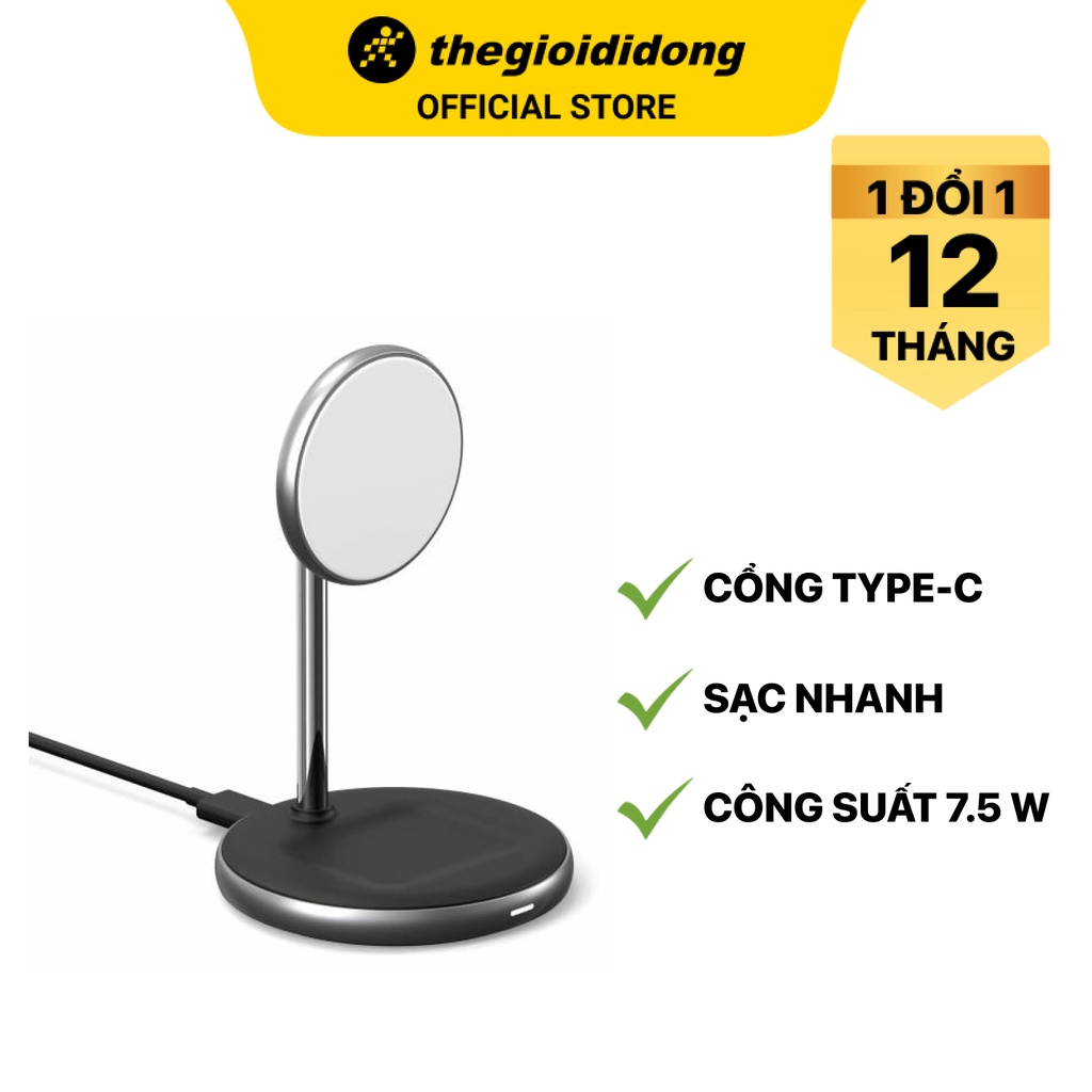 Sạc không dây Magnetic 2 in 1 HyperJuice HJ461