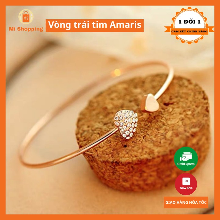 Vòng tay thời trang nữ Amaris mũi tên trái tim đính đá 💍