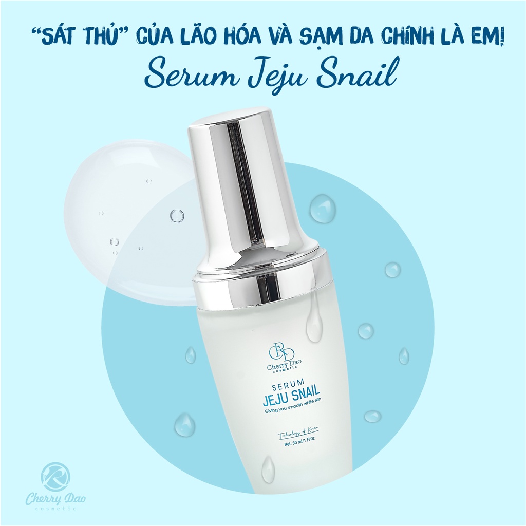 Serum trắng da - chống lão hóa - làm mờ thâm - dưỡng ẩm - Serum Jeju Snail – CRD.