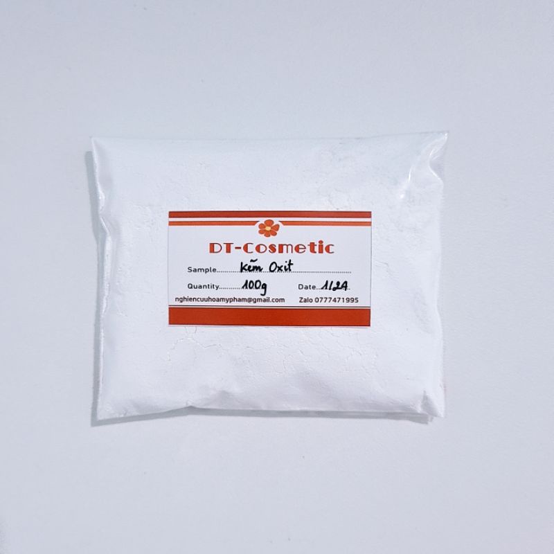 Zinc Oxide (Kẽm Oxit) - Chống Nắng Vật Lý - Nguyên Liệu Mỹ Phẩm