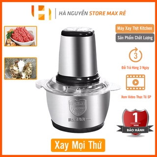 [ FREESHIP ] Máy Xay Thịt Thực Phẩm Đa Năng - Cối Inox 4 Lưỡi Đa Năng - Dung tích 2L - Công Suất 300W - BH 12 tháng
