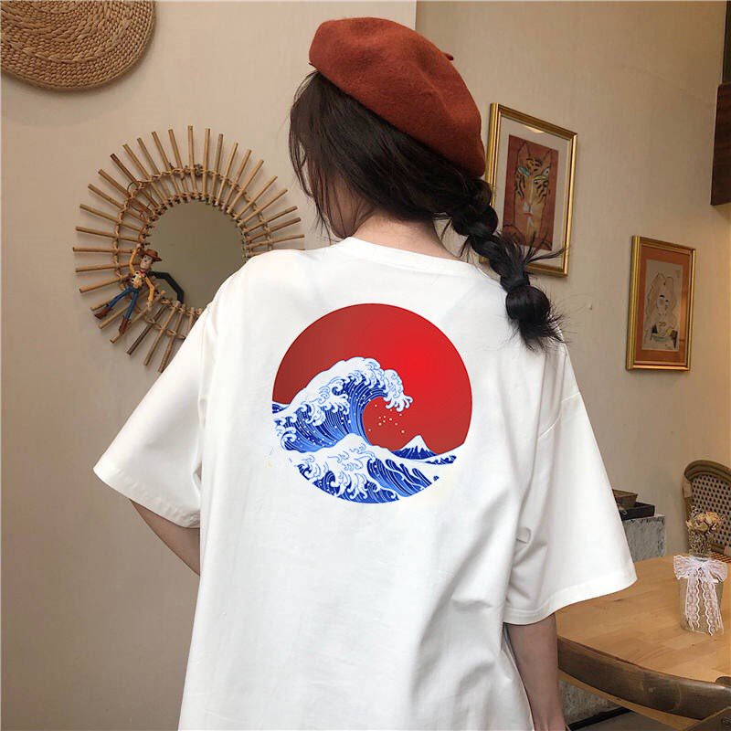 Áo thun form rộng tay lỡ Nhật Bản đẹp độc lạ vải dày mịn 2020T2373