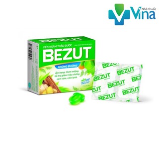 Viên ngậm ho thảo dược Bezut Không đường (Hộp 20 viên)