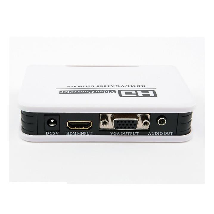 Bộ chuyển đổi HDMI To VGA YJS-5000HD Full HD 1080P có Cổng Audio