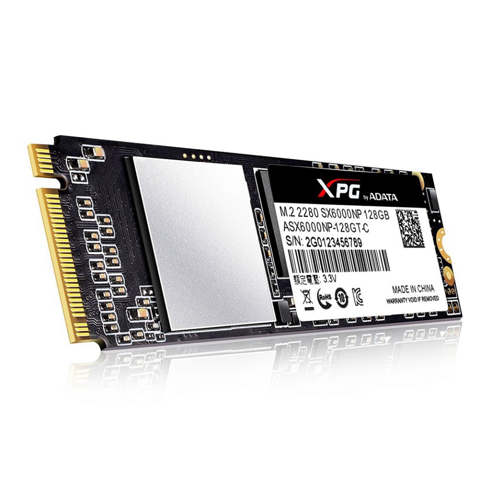 Ổ cứng SSD ADATA XPG SX6000 Lite 128GB/ 256GB - chuẩn NVMe M.2 2280 PCIe - BH 36 tháng