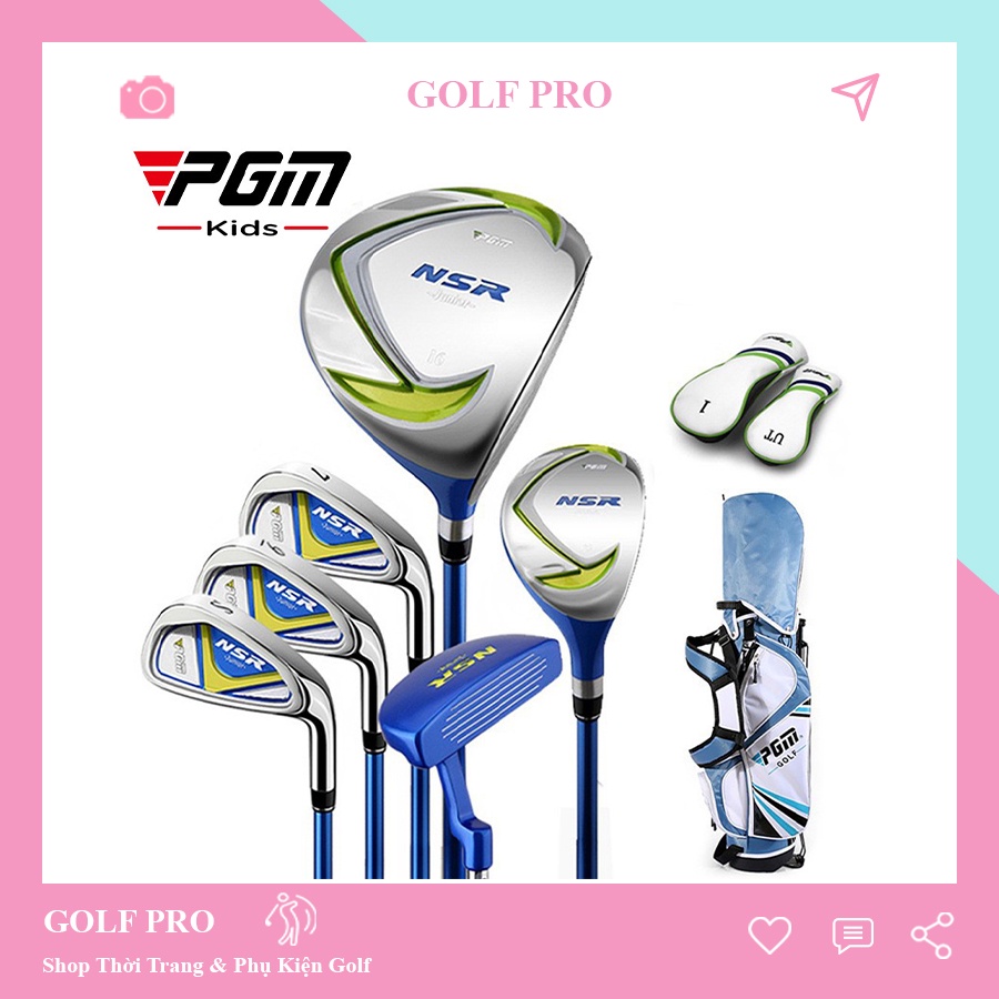 Bộ gậy golf trẻ em tập chơi PGM JRTNSR Series Junior từ 5 - 12 tuổi BV004