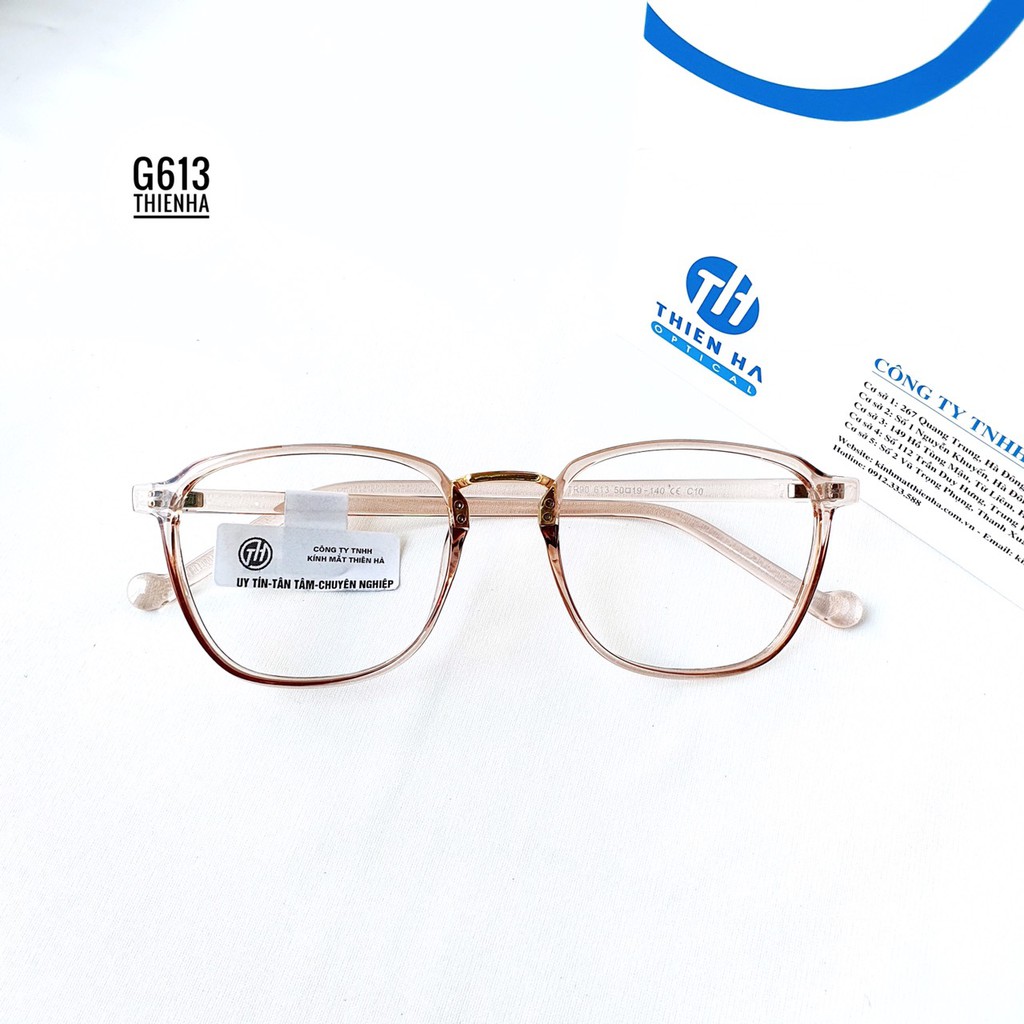 👑 [HÀNG CAO CẤP] Gọng kính nhựa dẻo form vuông unisex siêu rẻ-siêu hot , nhiều màu G613 👓 | BigBuy360 - bigbuy360.vn