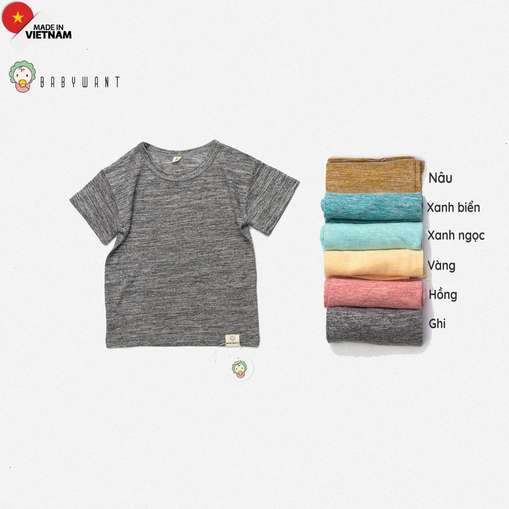  Áo phông cotton cho bé từ 9 đến 30kg BABYWANT