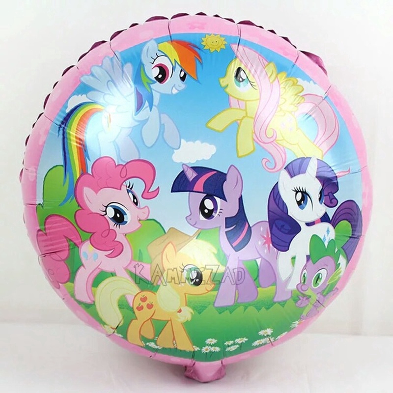 Bong Bóng Hình Ngựa pony 18 inch Trang Trí Tiệc