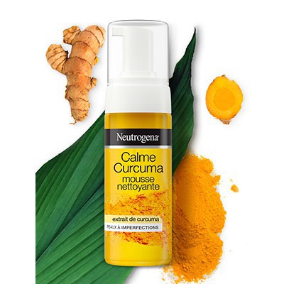 Sữa Rửa Mặt Nghệ Neutrogena Calme Curcuma Mousse Nettoyante 150ml