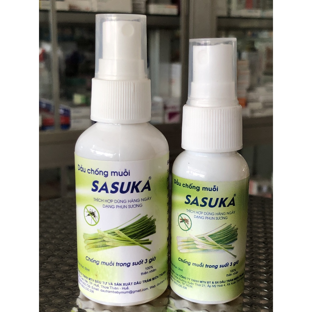 DẦU CHỐNG MUỖI SASUKA 30ml, 50ml