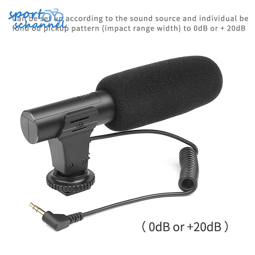 Micro thu âm phỏng vấn PC stereo quay video dùng ngoài trời MIC-05