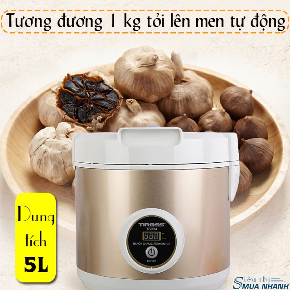 Máy làm tỏi đen Tiross TS904 (Nâu)- Hàng chính hãng