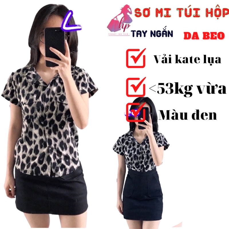 Áo sơ mi nữ đẹp tay ngắn kiểu hàn quốc màu trắng đen đi học đi công sở rất phong cách nổi bật-A38
