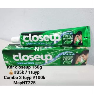 KEM ĐÁNH RĂNG CLOSEUP THÁI LAN 160GR sỉ 22k