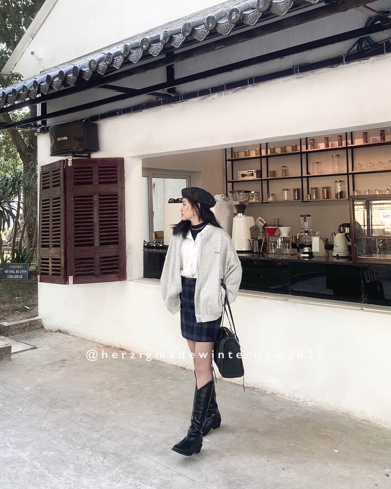 Áo cardigan nỉ Herzig - A2905