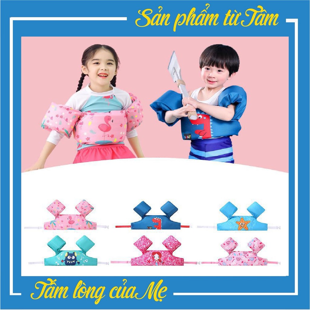 Phao Đeo Tay Và Ngực Cho Bé,Phao Tập Bơi Liền Thân Cho Bé