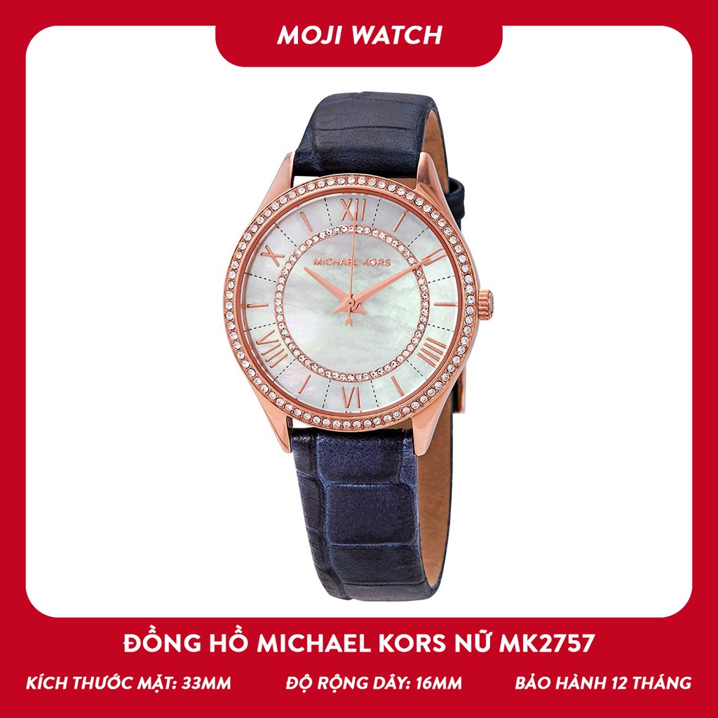 Đồng hồ nữ Michael Kors MK2757 33mm dây da cao cấp