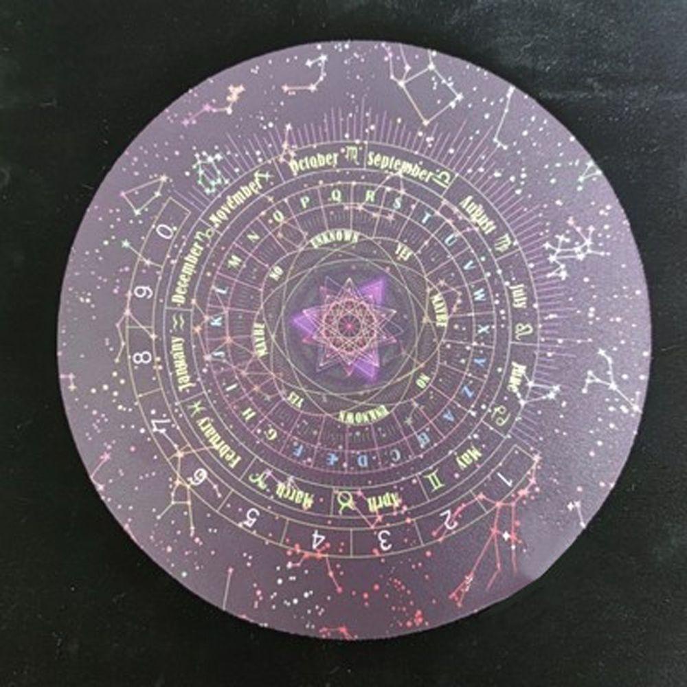 Đệm Tròn Màu Tím Hình Chòm Sao Oracle Ta-rot Dùng Để Lặn
