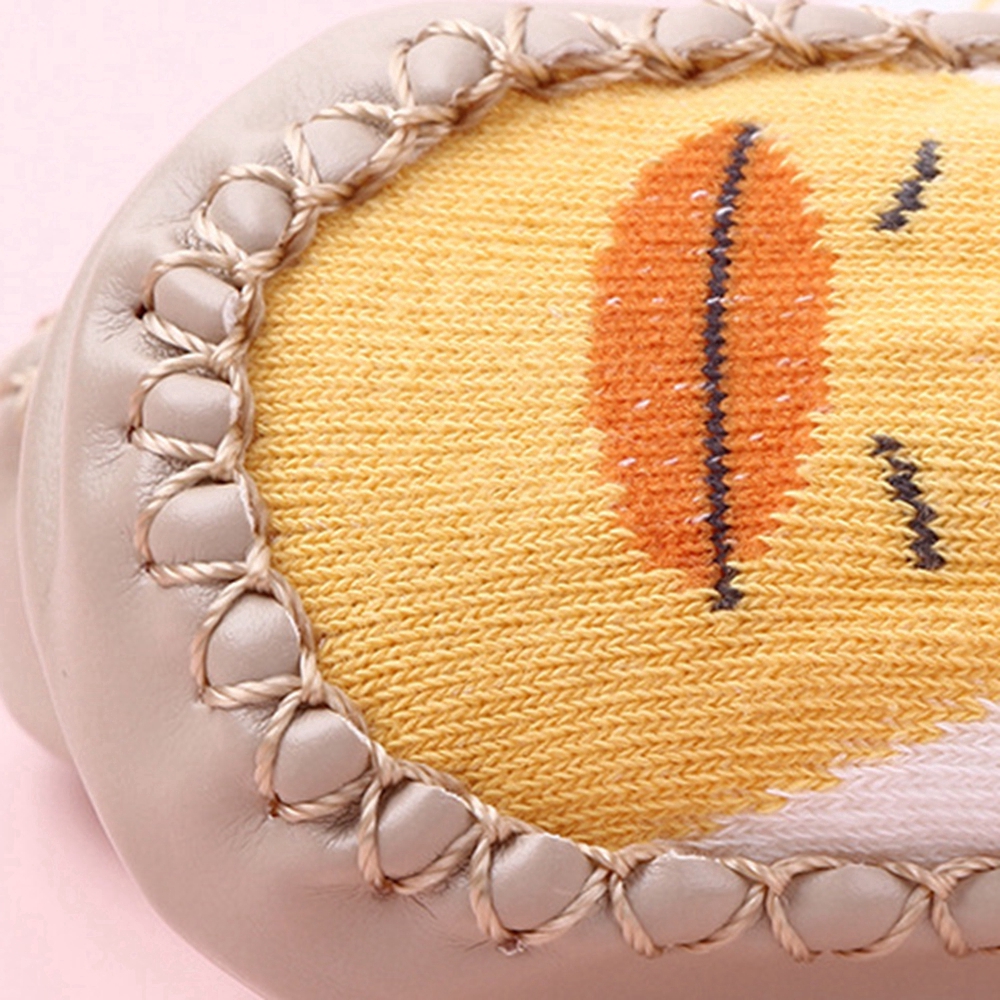 Giày vải cotton họa tiết chú gấu / thỏ hồng hoạt hình cho bé từ 0 -2 tuổi