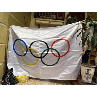 cờ olympic in 1,2x1,8m