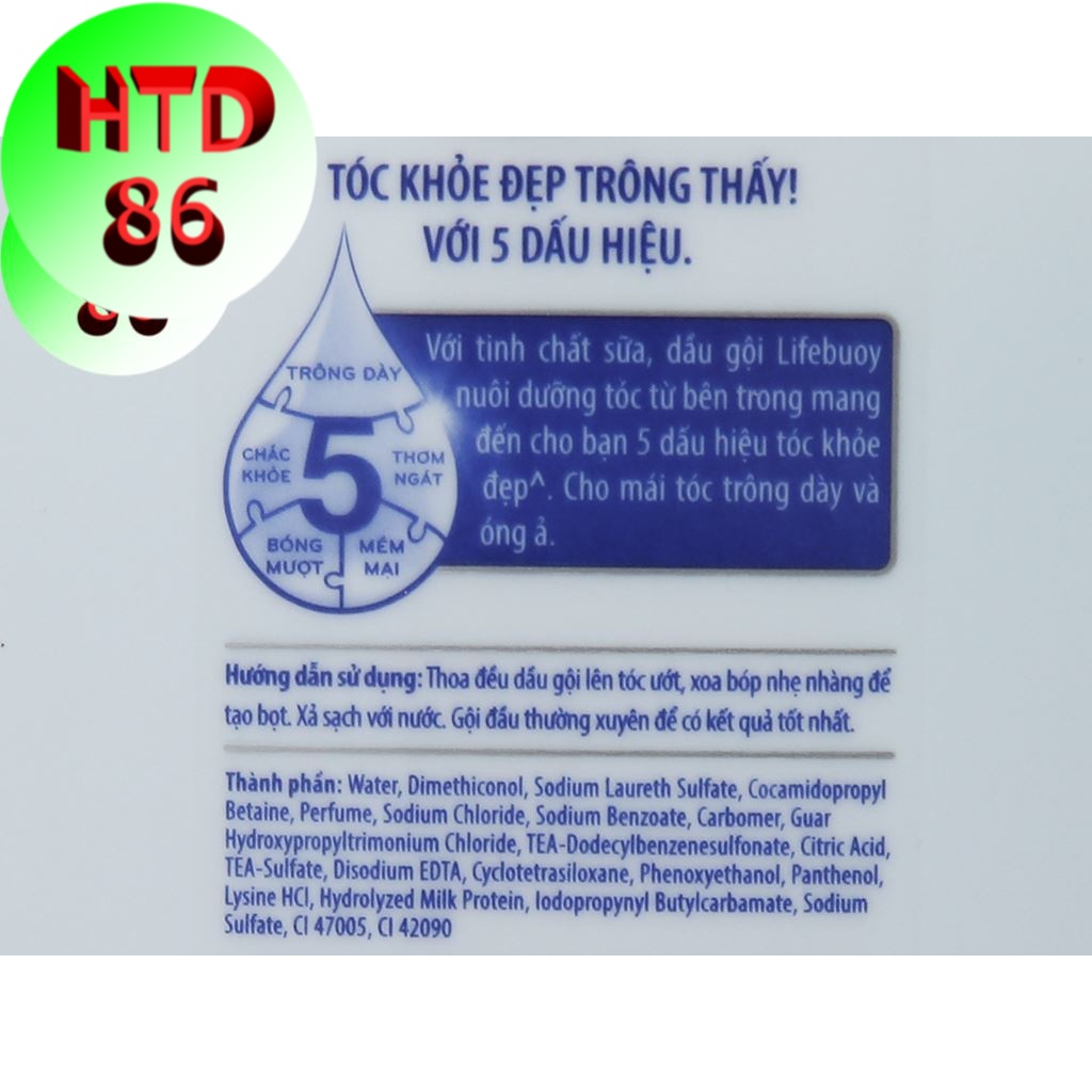 Dầu Gội Lifebuoy Tinh Chất Dưỡng Tóc Dày Óng ả 640g