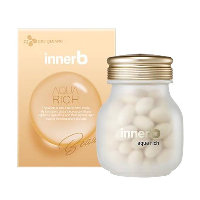 Innerb Aqua Rich - viên uống cấp nước và collagen Chính hãng Hàn Quốc an toàn