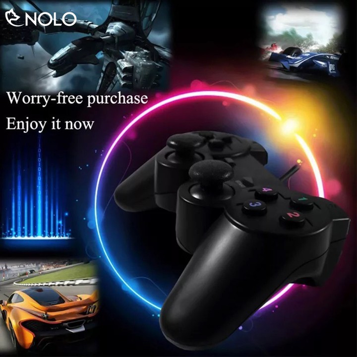 Tay Game Gamepad Đơn Có Rung Model EW2008 Hỗ Trợ Windows 10 Kết Nối Qua Cổng USB