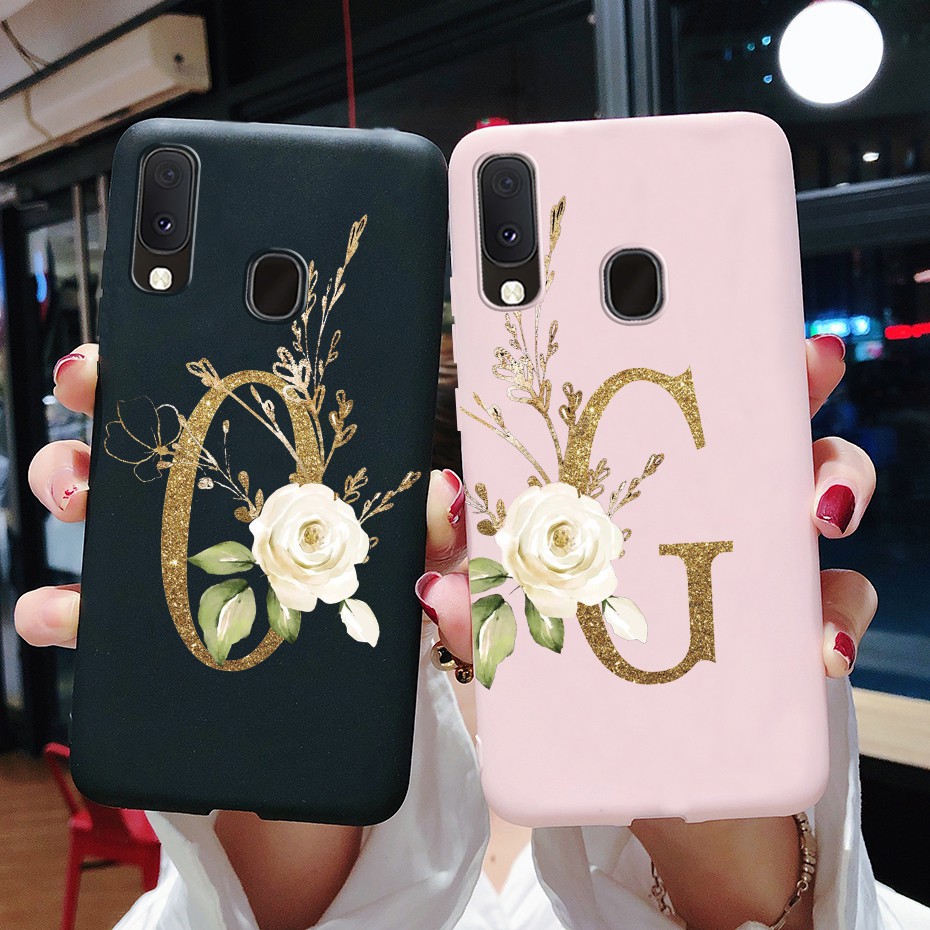 Ốp Silicon in chữ chống sốc cho Samsung Galaxy A20e A20 e Samsung A20e A202 Cases