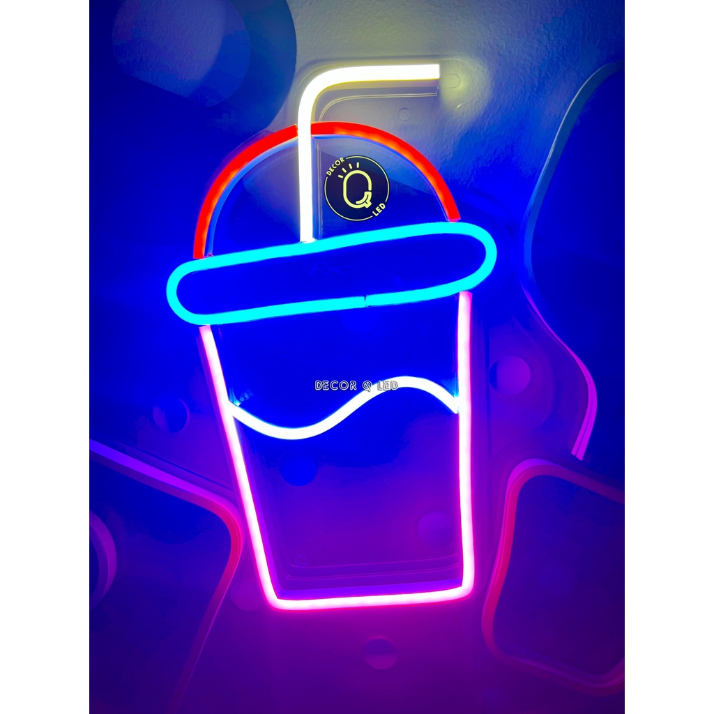 Đèn led neon hình xinh xắn,Đèn decor phòng ngủ