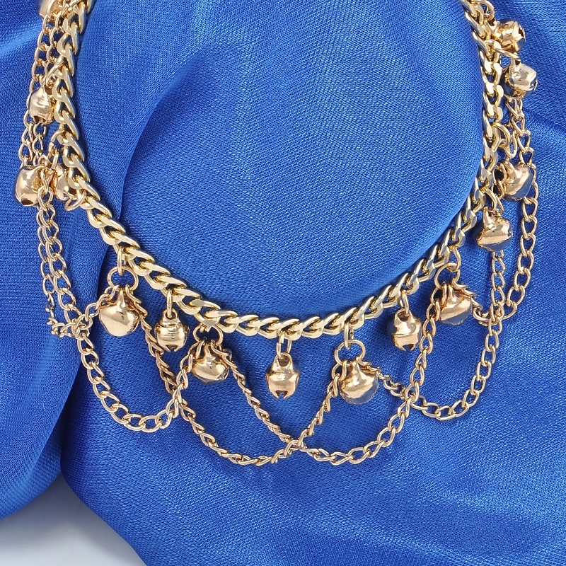 Lắc chân tua rua quyến rũ mạ vàng thời trang nữ tùy chỉnh kích cỡ thích hợp đi biển