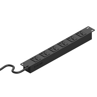 Thanh nguồn PDU cắm ổ điện 03 chấu 06 cổng dây nguồn dài 2m