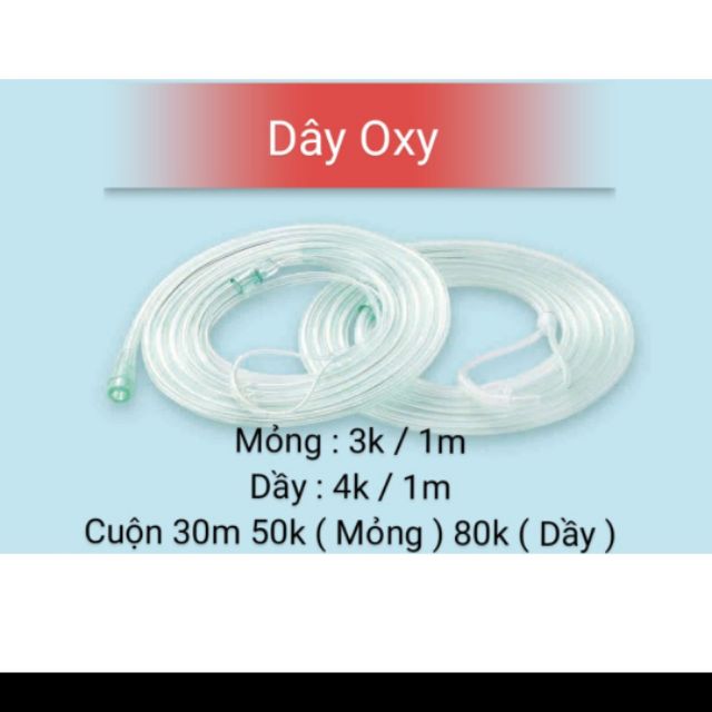 Dây oxi combo 5 met(day loai dày)