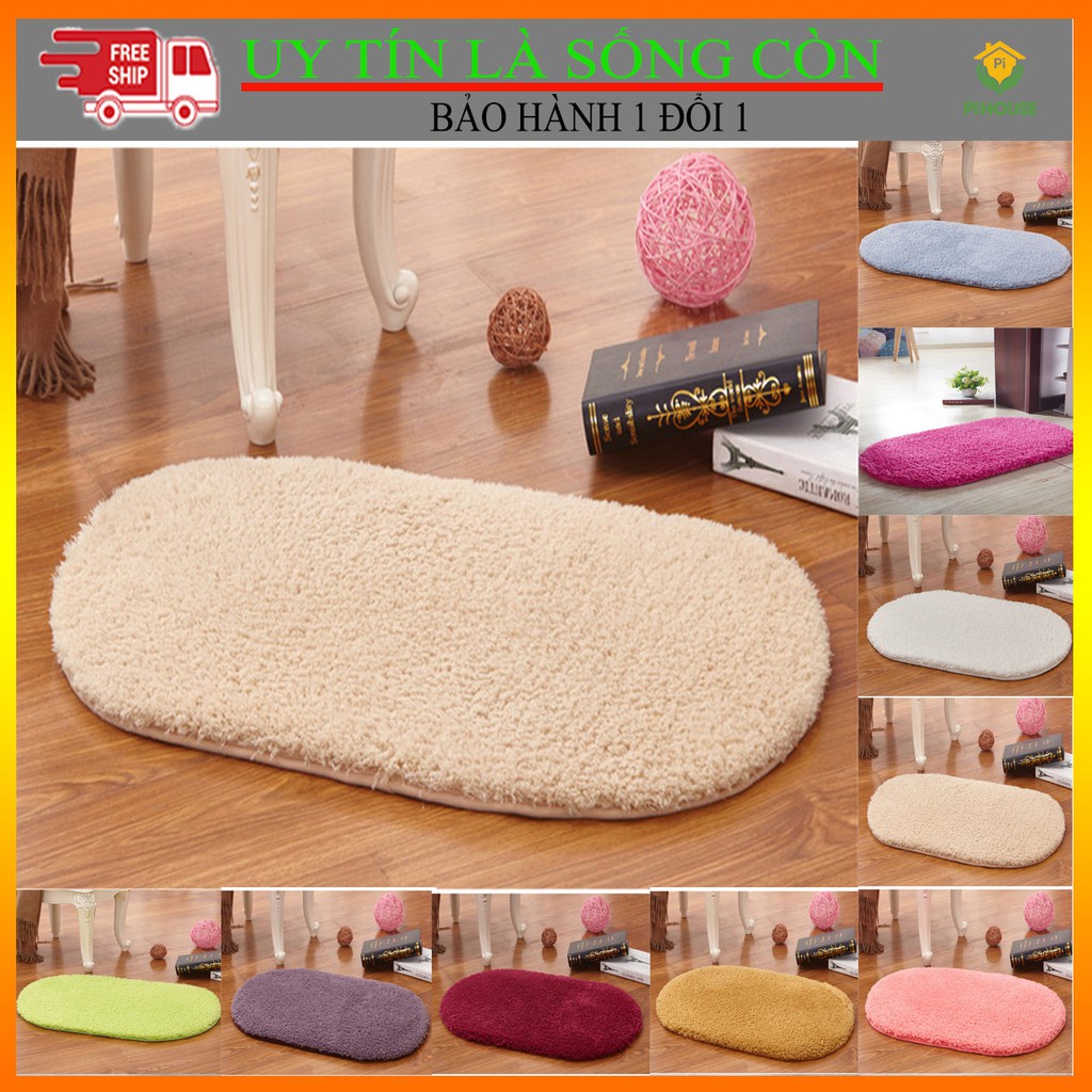 [Hàng SIÊU HOT] Thảm Chân Long Ovan PIHOUSE Mềm Mịn, Êm Ái Tiện Dụng Cùng Nhiều Lựa Chọn Tiện Lợi
