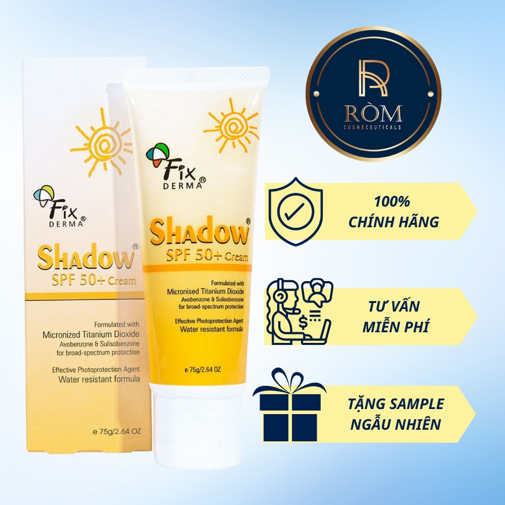 Kem Chống Nắng Fixderma Sun Screen Shadow Spf50+ Cream