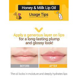 Dầu dưỡng môi A'PIEU mật ong sữa 5g Lip oil