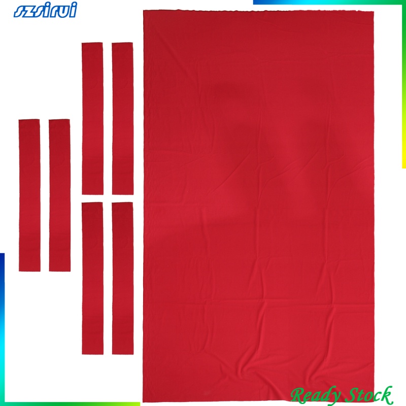 Khăn Trải Bàn Bida Chuyên Nghiệp Màu Đỏ 8ft