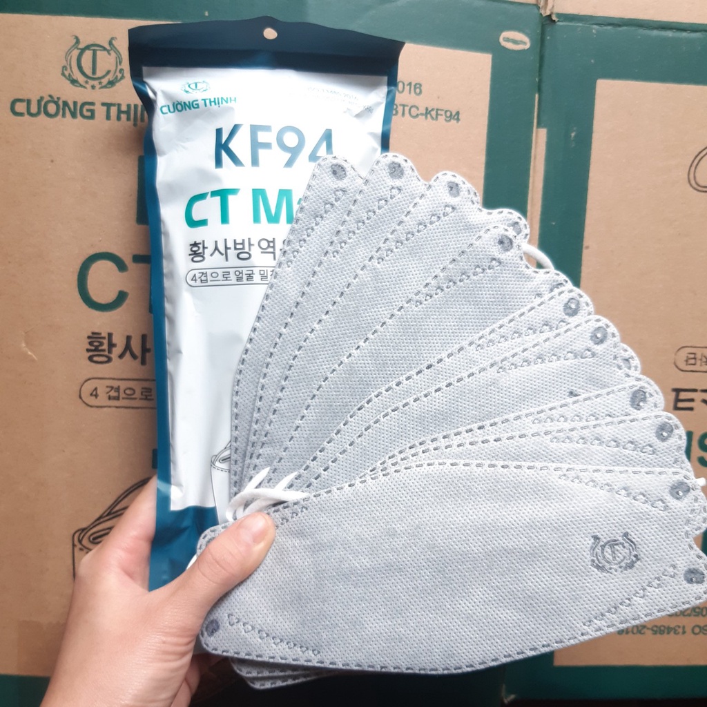 [RẺ NHẤT] Một Thùng 300C Khẩu Trang 4D CT Mask KF94 Hàn Quốc Y Tế Cường Thịnh Xuân Lai Dày Dặn Dáng Đẹp Ôm Sát Mặt