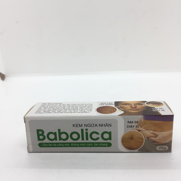 Kem bôi Babolica - Ngừa nhăn, giúp da căng mịn tuýp 25g