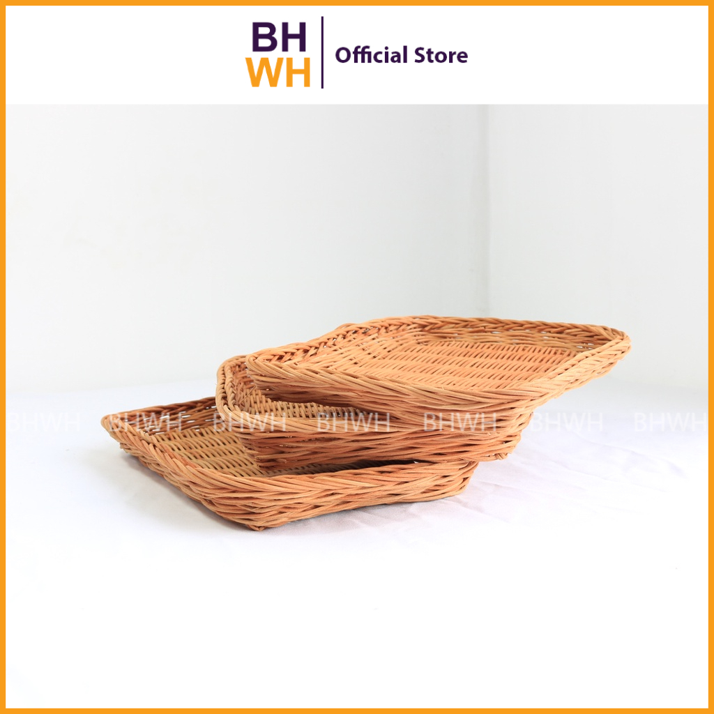 Khay mây hình chữ nhật - BHWH