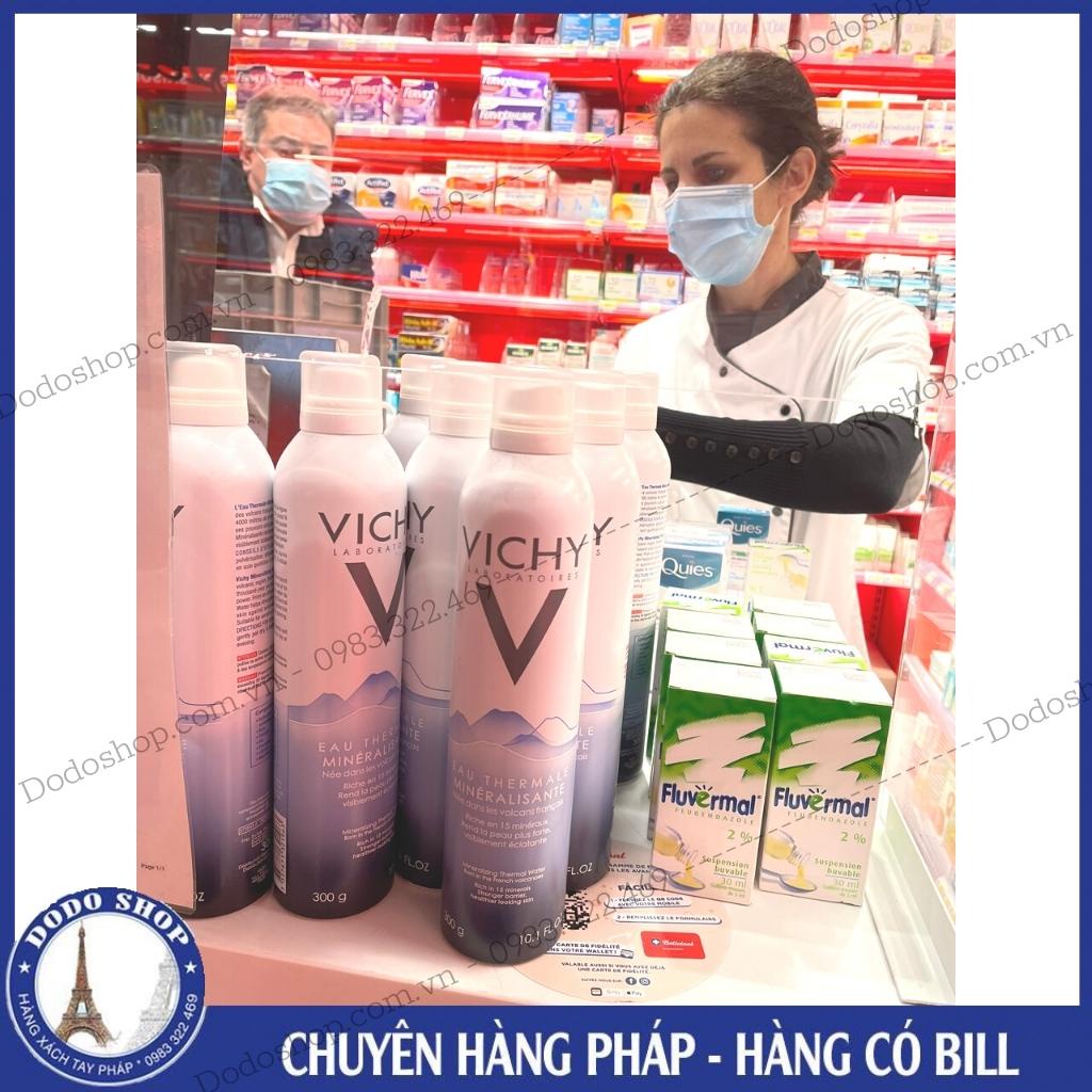 Xịt khoáng Vichy Mineralizing Thermal Water 300ml giúp dưỡng da, cấp ẩm, chăm sóc da toàn diện _Dodoshop.com.vn
