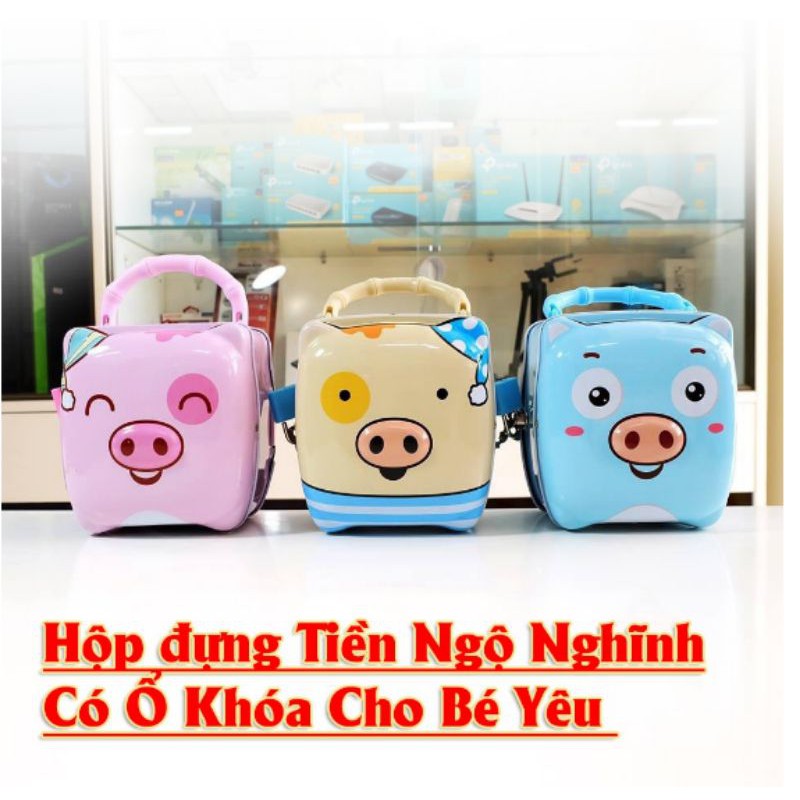 ỐNG TIẾT KIỆM TIỀN NGỘ NGHĨNH CÓ Ổ KHÓA CHO BÉ YÊU | BigBuy360 - bigbuy360.vn