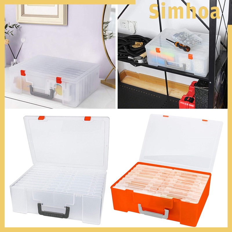 [SIMHOA]Photo Storage Box 4x6&quot; Crafts Seeds Stickers Cards Case Container