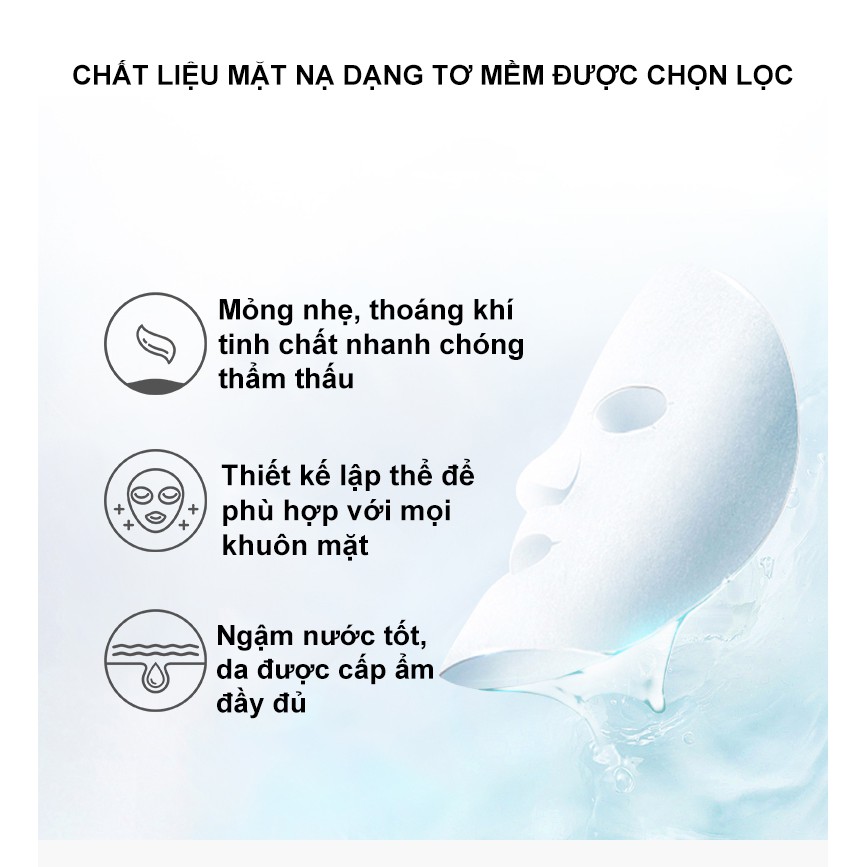 Mặt nạ dưỡng da Chioture mặt nạ giấy cấp ẩm thải độc phục hồi da và thu nhỏ lỗ chân lông 25ml