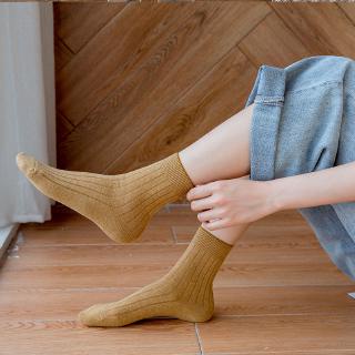 Đôi Vớ cotton Thoáng Khí Màu Sắc Đơn Giản Thời Trang Cho Nam Và Nữ
